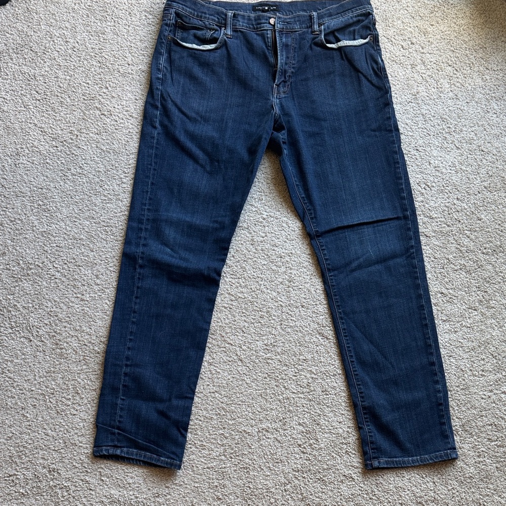 Men’s Lucky Brand dark blue athletic fit jeans